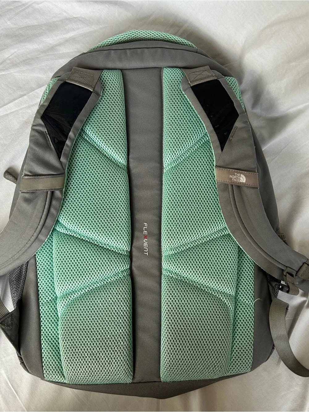 Mint green The North Face Jester backpack